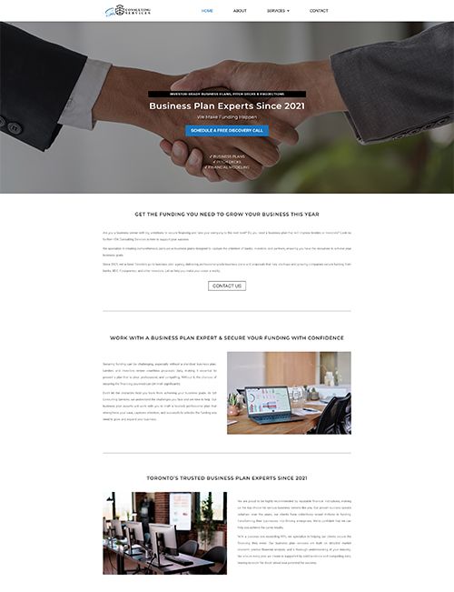 “Website Design & Development” project for SW Consulting Services