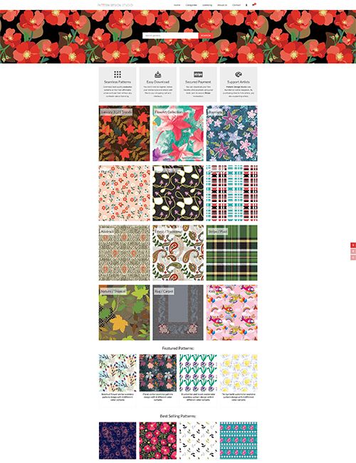 “Website Design & Development” project for Pattern Design Studio