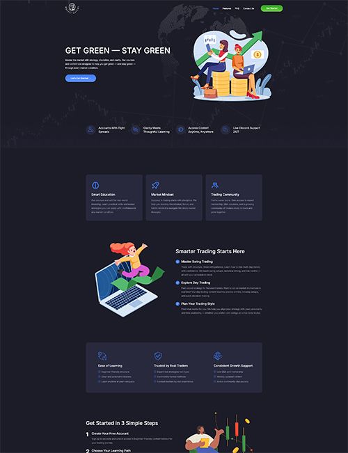 “Website Design & Development” project for Stock Market Mavens